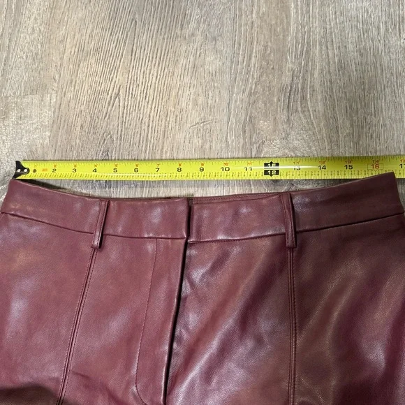 Avec Les Filles faux leather cropped pant wide leg XL - Picture 11 of 11